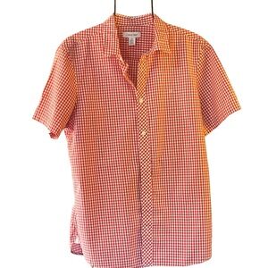 Calvin Klein Men's Red Checkered Shirt